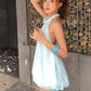 Bandages Vacation Sweet Sexy Dress Women Fashion Ruffled Edge Patchwork Elastic Hem Sleeveless Trend Prom Party Clubwear