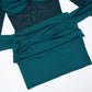 Mesh Splicing Long Sleeve Draped Mini Dress Green Black Club Dresses Sexy Fall Clothes Woman 2025