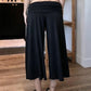 Casual Comfortable Crop Pants Woman Summer Trend Ruched Elastic Low-Waist Daily Simple Basic Fashion Style Classic Bottoms