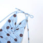 Backless Swing Collar Dress Women Sexy Polka Dot Print Halter Sleeveless Irregular Hem Trend Vacation Party Bodycon