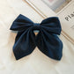 Solid Color Satin Bowknot Hair Clips For Girls Sweet Bow Women Hairpins Butterfly Barrettes Duckbill Clip Kids Hair Accessories