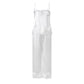 Women's 2 Piece Lounge Set Solid Sleeveless Spaghetti Strap Lace Trim Babydoll Cami Tops and Loose Pants Sleepwear