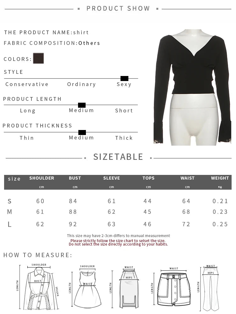 Sexy Fashion 2-Piece Set Women V-Neck Backless Lace-Up Ruffle Sleeve Crop Tops+Hollow Peach Hip Skirts Hottie Clubwear