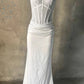 White Lace Corset Satin Sexy Maxi Dress Women Elegant Strapless Sleeveless Backless Bodycon Club Party Long Dresses