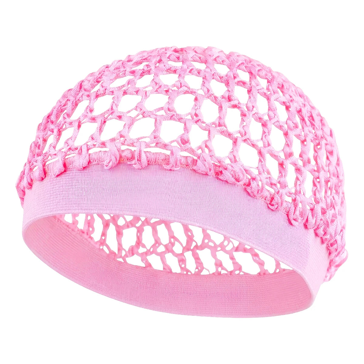 Women's Elastic Breathable Mesh Cap Soft Reusable Hair Protection Sleep Accessory Christmas Decor Gift Idea