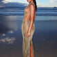 See Through Backless Sexy Maxi Dress For Women Summer New Sheer Sleeveless Back Split Sexy Long Dress Beachwear