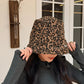Casual Bucket Hat with Leopard Print