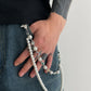 Harajuku Hip Hop Rhinestone Keychains for Men Punk Wallet Belt Chain Trousers Hipster Pant Jeans Chain Street Jewelry