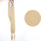 Ponytail Extensions Synthetic Boxing Braids Wrap Around Chignon Tail With Rubber Band Hair Ring 34 "DIY Brown Ombre Braid