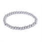 3/4/5/6 MM Stainless Steel Beads Daily Handmade Elastic Bracelet Bangle Waterproof Wrist Wholesale Gold Color Jewelry Men