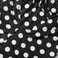 Wild Trend Romper Women Fashion Swing Collar Sexy Hottie Backless Polka Dot Print Halter Midnight Party Street Clubwear