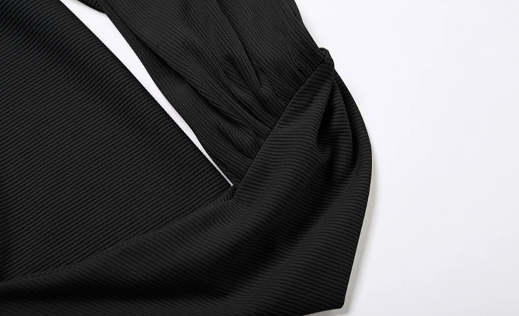 Swing Collar Women Dress With Scarf Hollow Back Split Backless Halter Skinny Formal Occasion Prom Bodycon Vestidos