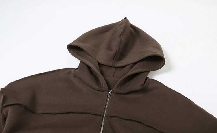 Sporty Tracksuit Women 2 Piece Set Panelled Stripes Simple Hooded Zip Jacket+Wide Pants Matching Casual Street Outfit